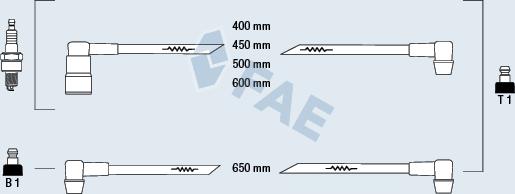 FAE 83190 - Комплект запалителеи кабели vvparts.bg