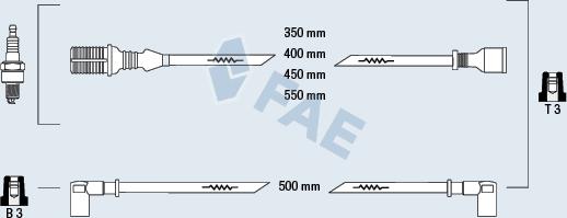 FAE 83810 - Комплект запалителеи кабели vvparts.bg