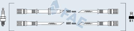 FAE 83300 - Комплект запалителеи кабели vvparts.bg