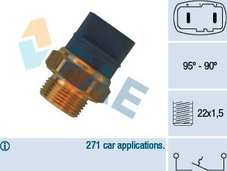 FAE 36370 - Термошалтер, вентилатор на радиатора vvparts.bg