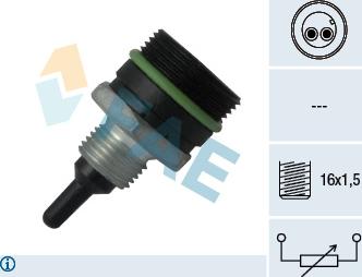 FAE 33901 - Датчик, температура на входящия въздух vvparts.bg