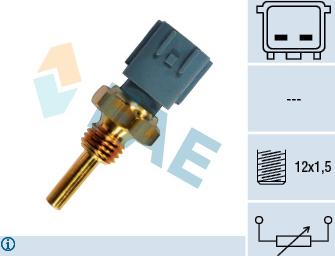 FAE 33460 - Датчик, температура на охладителната течност vvparts.bg