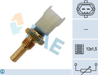 FAE 33480 - Датчик, темература на маслото vvparts.bg