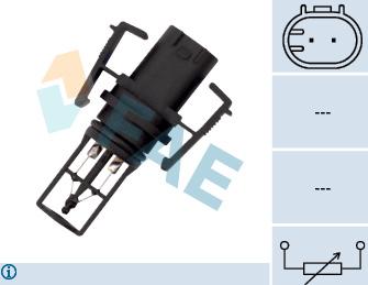 FAE 33504 - Датчик, температура на входящия въздух vvparts.bg