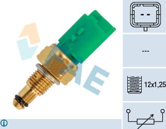 FAE 33695 - Датчик, температура на охладителната течност vvparts.bg