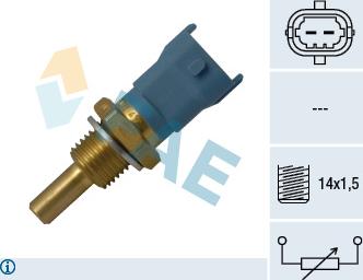 FAE 33688 - Датчик, температура на охладителната течност vvparts.bg