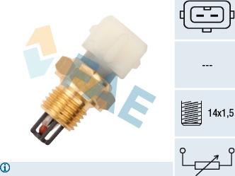 FAE 33170 - Датчик, температура на входящия въздух vvparts.bg