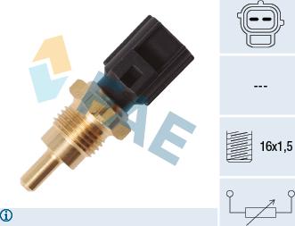 FAE 33311 - Датчик, температура на охладителната течност vvparts.bg