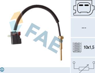 FAE 32428 - Датчик, температура на охладителната течност vvparts.bg