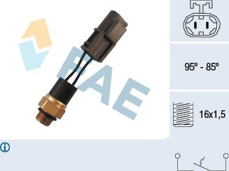 FAE 37550 - Термошалтер, вентилатор на радиатора vvparts.bg