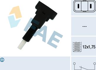 FAE 24160 - Ключ за спирачните светлини vvparts.bg