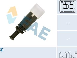 FAE 24895 - Ключ за спирачните светлини vvparts.bg