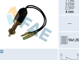 FAE 25080 - Ключ за спирачните светлини vvparts.bg