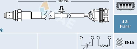 FAE 77415 - Ламбда-сонда vvparts.bg