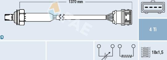 FAE 77359 - Ламбда-сонда vvparts.bg
