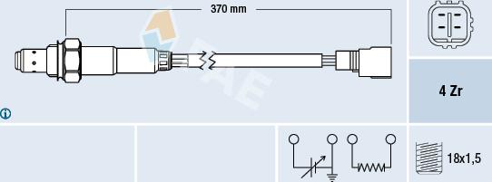 FAE 77330 - Ламбда-сонда vvparts.bg