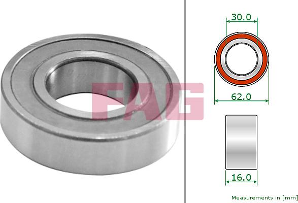 FAG 713 2041 10 - Колесен лагер vvparts.bg