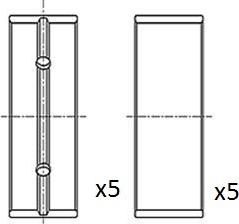 FAI AutoParts BM1045-050 - Лагер на коляновия вал vvparts.bg