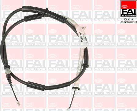 FAI AutoParts FBC0234 - Жило, ръчна спирачка vvparts.bg