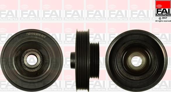 FAI AutoParts FVD1019 - Ремъчна шайба, колянов вал vvparts.bg