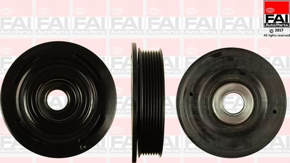 FAI AutoParts FVD1025 - Ремъчна шайба, колянов вал vvparts.bg