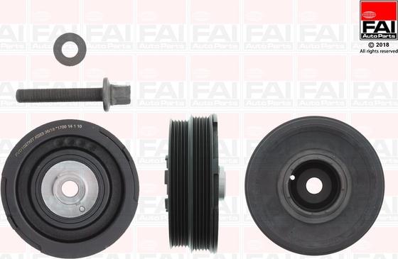 FAI AutoParts FVD1027K - Ремъчна шайба, колянов вал vvparts.bg