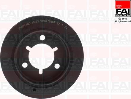 FAI AutoParts FVD1100 - Ремъчна шайба, колянов вал vvparts.bg