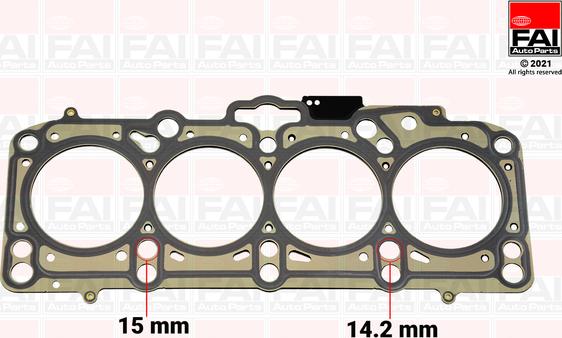 FAI AutoParts HG1012A - Гарнитура, цилиндрова глава vvparts.bg