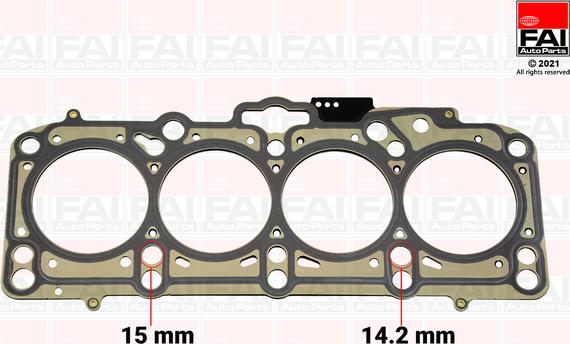 FAI AutoParts HG1012B - Гарнитура, цилиндрова глава vvparts.bg