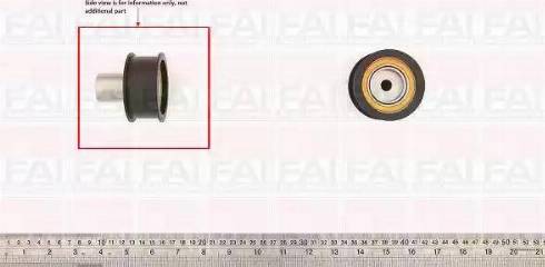 FAI AutoParts T9507 - Паразитна / водеща ролка, зъбен ремък vvparts.bg