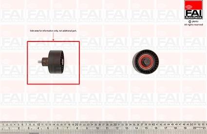 FAI AutoParts T9350 - Паразитна / водеща ролка, зъбен ремък vvparts.bg