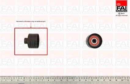 FAI AutoParts T9322 - Паразитна / водеща ролка, зъбен ремък vvparts.bg