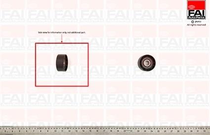 FAI AutoParts T1017 - Паразитна / водеща ролка, пистов ремък vvparts.bg