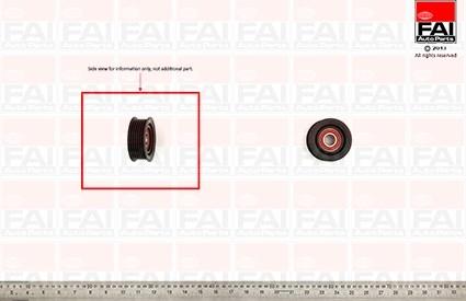 FAI AutoParts T1032 - Паразитна / водеща ролка, пистов ремък vvparts.bg