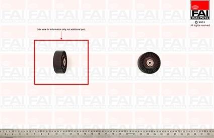 FAI AutoParts T1027 - Паразитна / водеща ролка, пистов ремък vvparts.bg