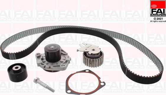 FAI AutoParts TBK433-6332 - Водна помпа+ к-кт ангренажен ремък vvparts.bg