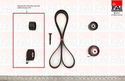 FAI AutoParts TBK433 - Комплект ангренажен ремък vvparts.bg