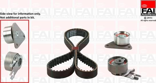 FAI AutoParts TBK478 - Комплект ангренажен ремък vvparts.bg