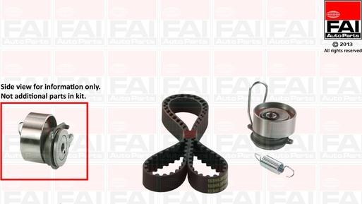 FAI AutoParts TBK501 - Комплект ангренажен ремък vvparts.bg