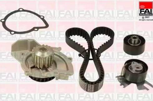 FAI AutoParts TBK537-6595 - Водна помпа+ к-кт ангренажен ремък vvparts.bg