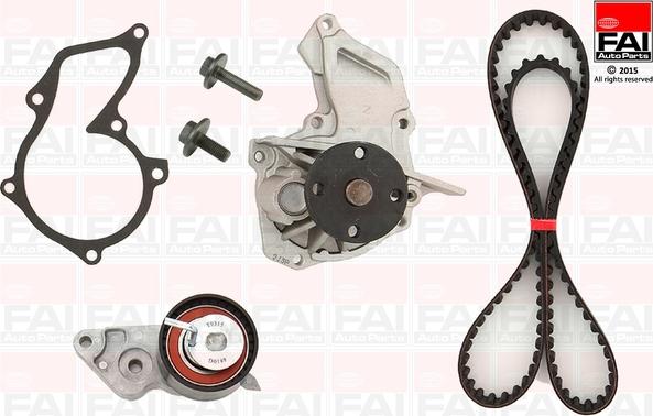 FAI AutoParts TBK104-6112 - Водна помпа+ к-кт ангренажен ремък vvparts.bg