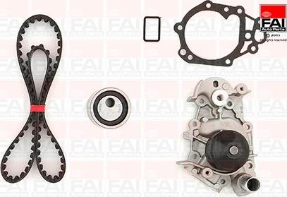 FAI AutoParts TBK88-6124 - Водна помпа+ к-кт ангренажен ремък vvparts.bg