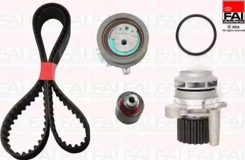 FAI AutoParts TBK345-6438 - Водна помпа+ к-кт ангренажен ремък vvparts.bg