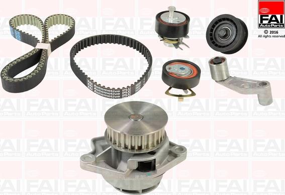 FAI AutoParts TBK346-6210 - Водна помпа+ к-кт ангренажен ремък vvparts.bg