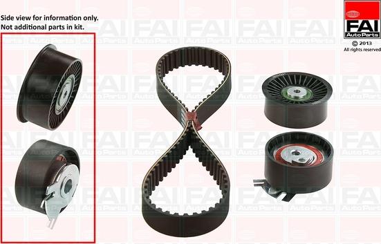 FAI AutoParts TBK341 - Комплект ангренажен ремък vvparts.bg