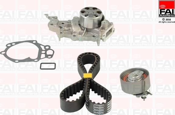 FAI AutoParts TBK381-6552 - Водна помпа+ к-кт ангренажен ремък vvparts.bg