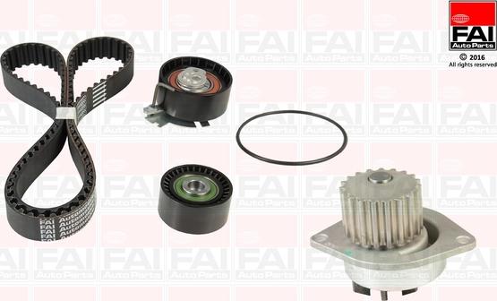 FAI AutoParts TBK252-6038 - Водна помпа+ к-кт ангренажен ремък vvparts.bg