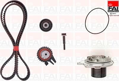 FAI AutoParts TBK224-6228 - Водна помпа+ к-кт ангренажен ремък vvparts.bg