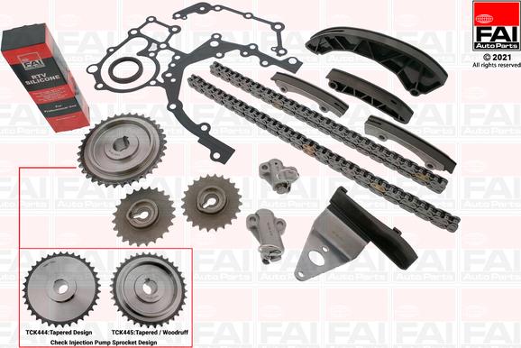 FAI AutoParts TCK445 - Комплект ангренажна верига vvparts.bg