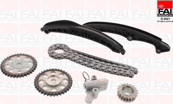 FAI AutoParts TCK405 - Комплект ангренажна верига vvparts.bg